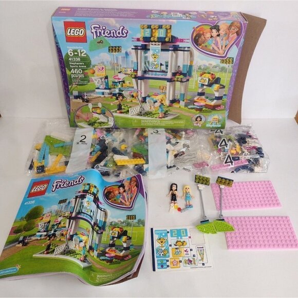 Lego Friends Stephanies Sports Arena Set 41338 ALMOST COMPLETE - Picture 1 of 4